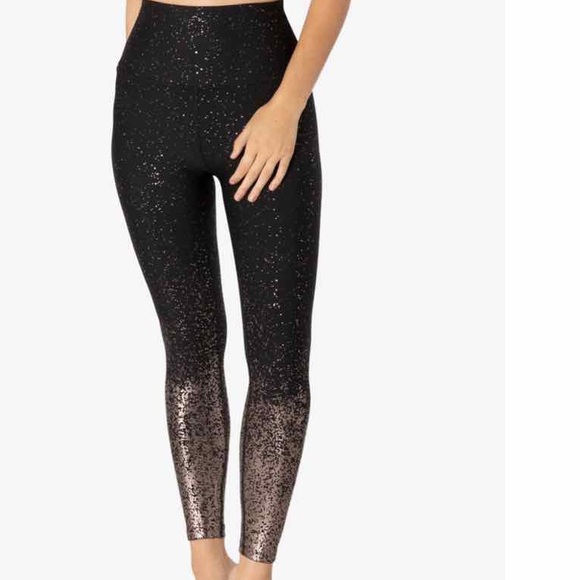 Beyond Yoga Pants - Alloy Ombre High Waisted Midi Leggings